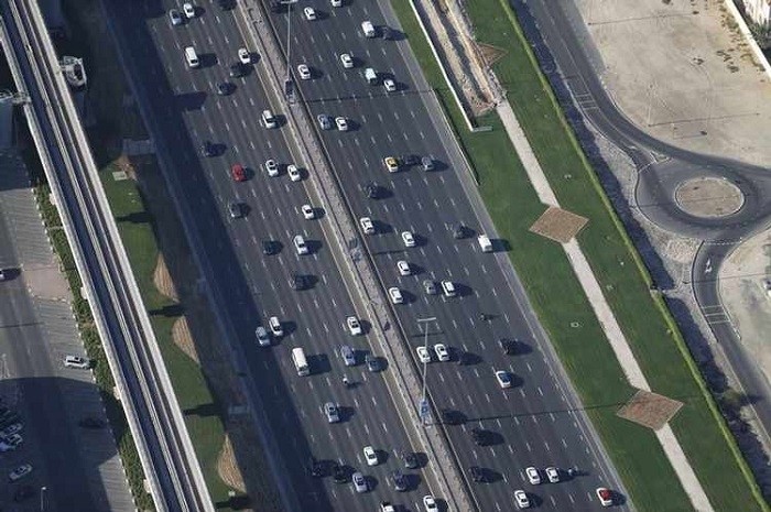 A general view Sheikh Zayed Road in Dubai, UAE. (Photo: Reuters)