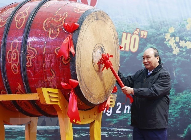 President Nguyen Xuan Phuc at the launch ceremony (Photo: VNA)