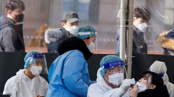 The Republic of Korea posted a record 219,241 new coronavirus cases for Tuesday, a sharp spike after the daily tallies hovered around 170,000.