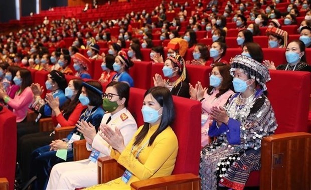 Delegates at the 13th National Women’s Congress (Photo: VNA)