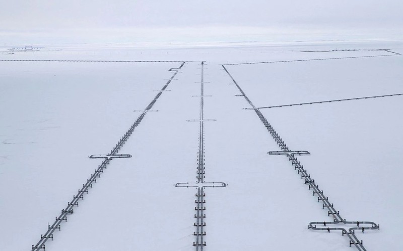 Gazprom pipeline at a gas processing facility in Russia. (Photo: Reuters)