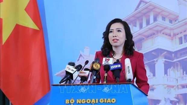 Spokeswoman of the Vietnamese Ministry of Foreign Affairs Le Thi Thu Hang. (Photo: VNA)