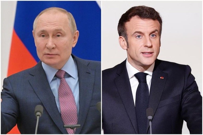 Russian President Vladimir Putin and his French counterpart Emmanuel Macron discuss situation in Ukraine over phone. (Photo: EPA-EFE, Reuters)