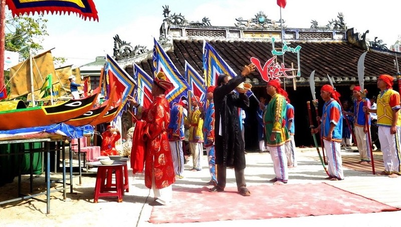 The ceremony on Ly Son Island (Photo: VNA)