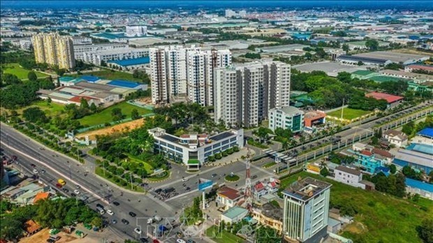 An urban area in Binh Duong province. (Photo: VNA)