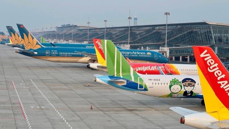 Aircraft at Noi Bai Airport (Photo: VNA)