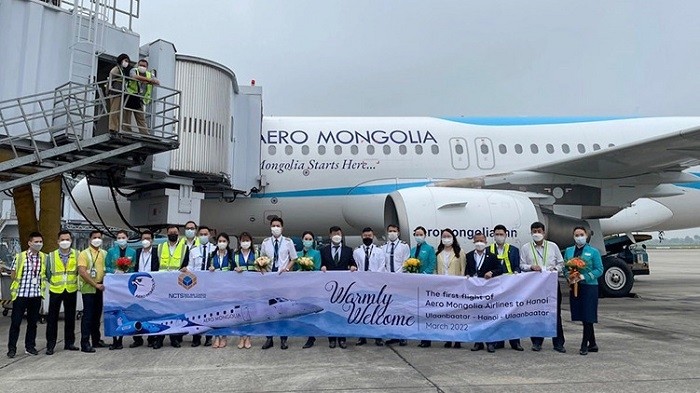 Flight carries first Mongolian visitors to Vietnam since COVID-19 outbreak (Photo: Vietnamese Embassy in Mongolia)