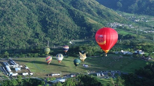 A Vietjet hot air balloon will represent the national colours of Vietnam at the festival.(Photo: Vietnam Plus)