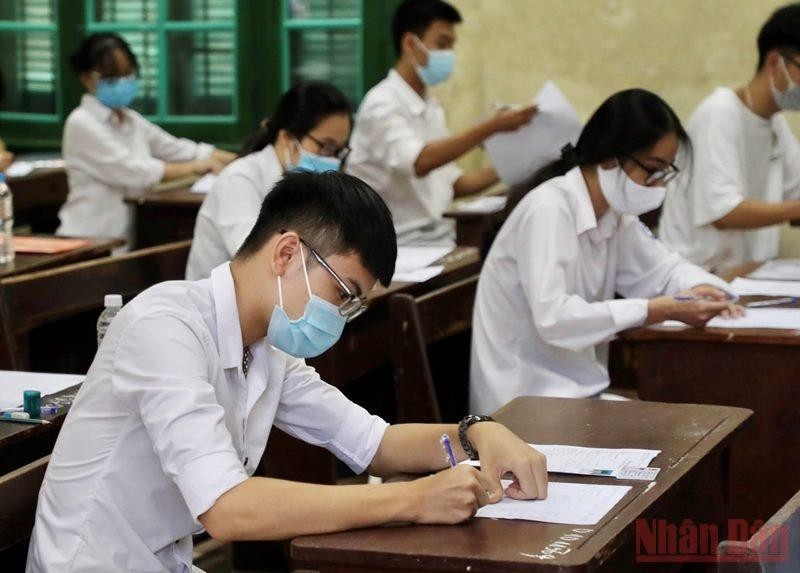 Hanoi is scheduled to hold entrance exams for grade 10 on June 18 and 19 (Illustrative image/ DUY LINH)