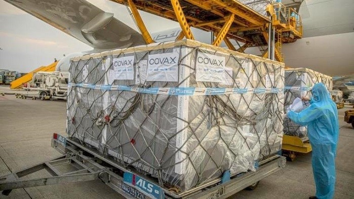 A batch of COVID-19 vaccines delivered to Vietnam under the COVAX Facility in August 2021. (Photo: UNICEF Vietnam)