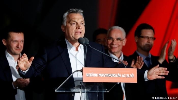 Hungarian Prime Minister Viktor Orban declared victory in Sunday's parliamentary election, where his ruling Fidesz party was on track for its fourth successive landslide since the nationalist premier came to power in 2010. (Photo: Reuters)
