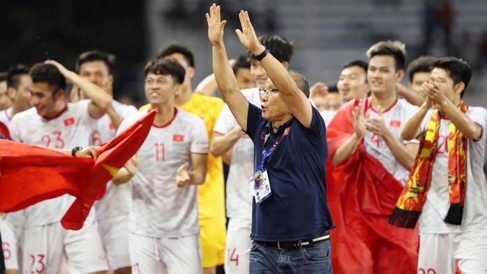 Vietnam is the defending champion of the SEA Games men's football. (Photo: VFF)