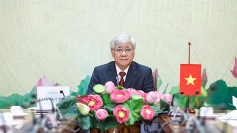 Secretary of the Party Central Committee, and President of Vietnam Fatherland Front Central Committee Do Van Chien
