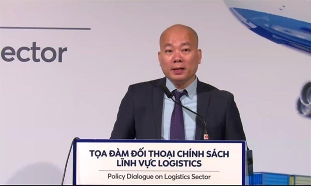 Director of the Vietnam Trade Promotion Agency (Vietrade) Vu Ba Phu addresses the event. (Photo: VNA)