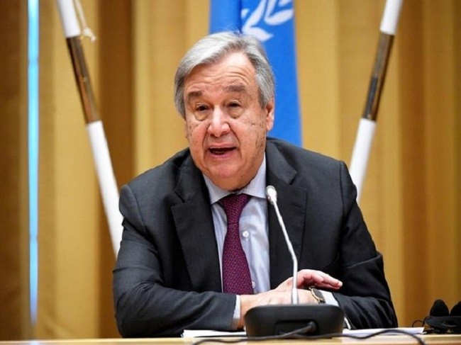 UN Secretary-General Antonio Guterres.