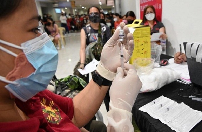 The Philippines on Monday started giving second COVID-19 booster doses for immunocompromised adults, joining a growing number Asian countries offering a fourth vaccine shot.