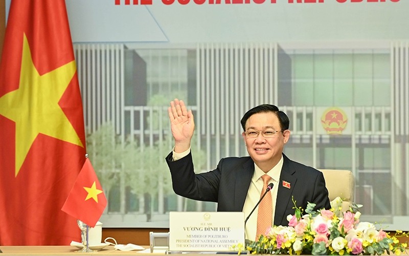 Chairman of the National Assembly Vuong Dinh Hue (Photo: Duy Linh)