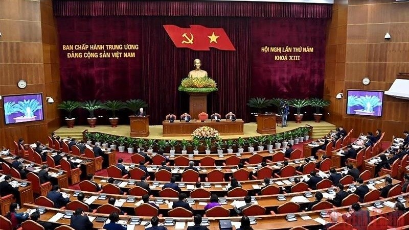 The 5th plenum of the 13th Party Central Committee (Photo: Dang Khoa)