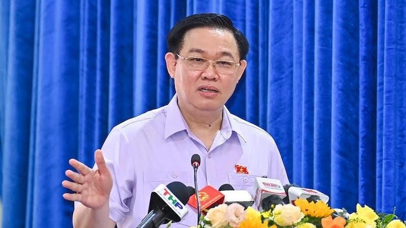 National Assembly Chairman Vuong Dinh Hue (Photo: Duy Linh)