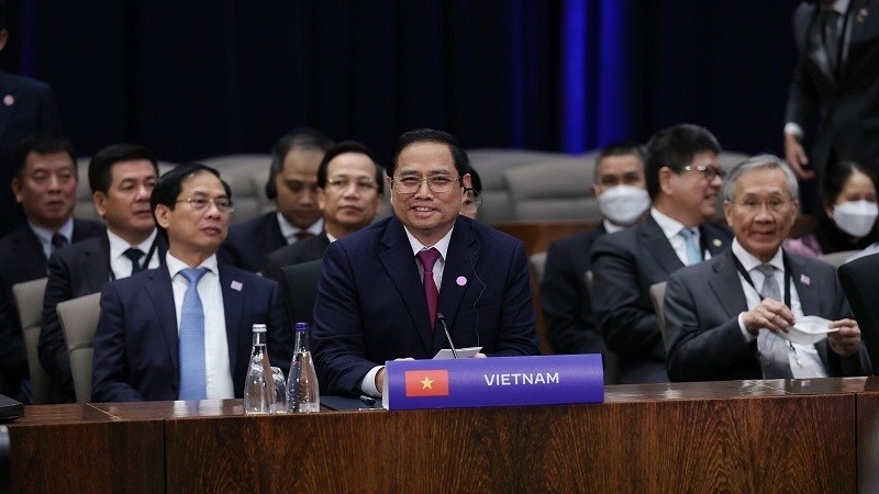 PM Pham Minh Chinh at the ASEAN – US Special Summit (Photo: Duong Giang)