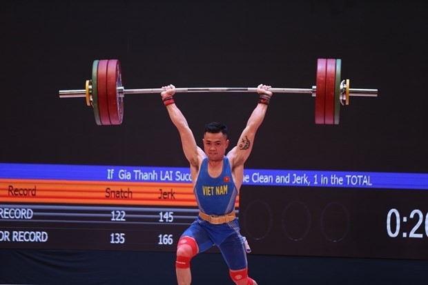 Weightlifter Lai Gia Thanh (Photo: VNA)