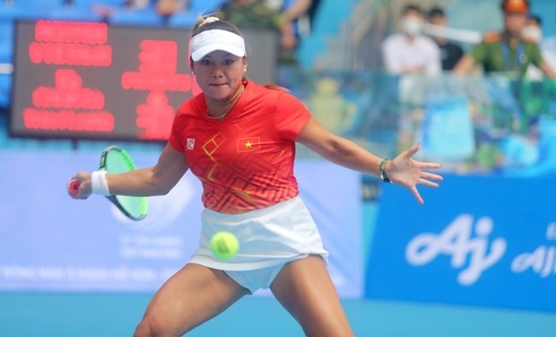 Vietnamese tennis player Chanelle Van Nguyen (Photo: VNA)