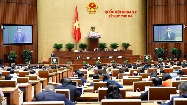 An overview of the 15th National Assembly's third session. (Photo: VNA)