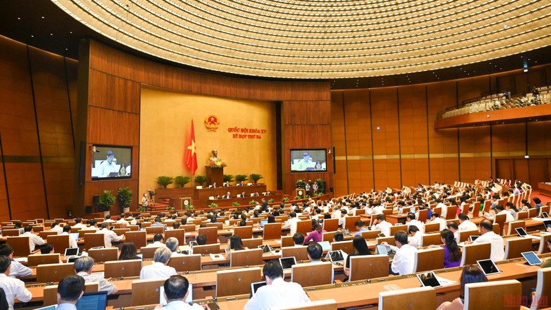 The National Assembly's plenary session on June 1. (Photo: Duy Linh)