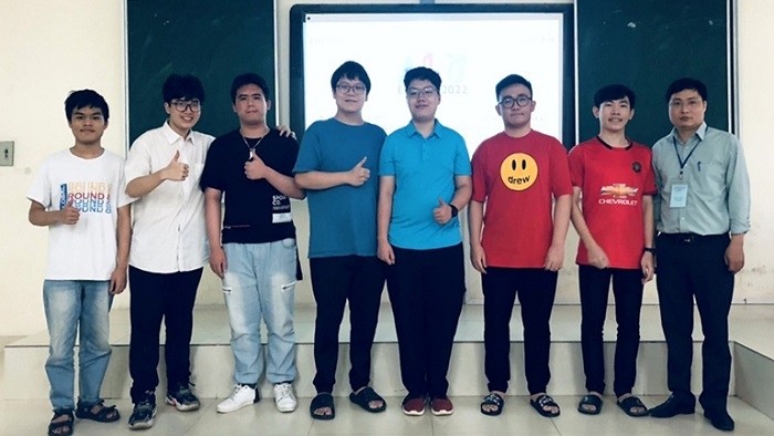 Vietnamese team ranks third at Asia-Pacific Informatics Olympiad 2022 (Photo: Ministry of Education and Training)