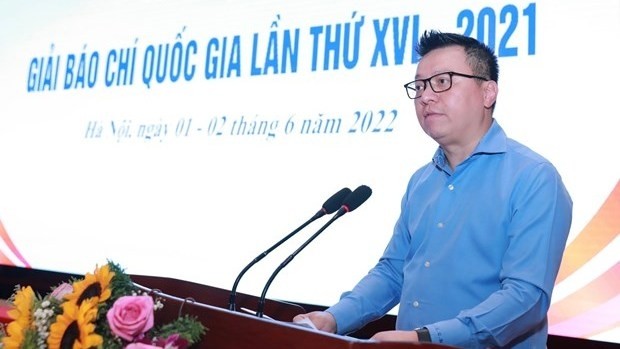 Le Quoc Minh, Editor-in-Chief of Nhan Dan newspaper, Chairman of the Vietnam Journalist Association (VJA) and Chairman of the National Press Awards Council. (Photo: VNA)