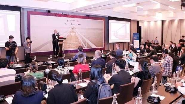 The conference titled “Pioneer to the Possible” takes place in Ho Chi Minh City on June 2 as part of efforts to boost the Vietnam-Sweden partnership in sustainable development. (Photo: VNA)