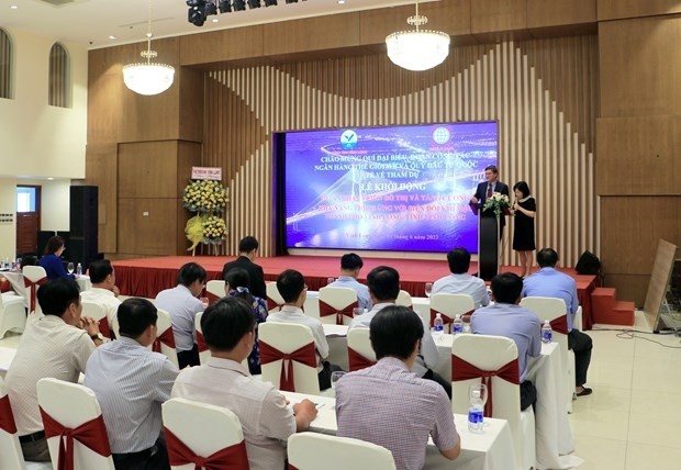 The WB-funded Vinh Long City Urban Development and Enhanced Climate Resilience Project is launched on June 7. (Photo: VNA)