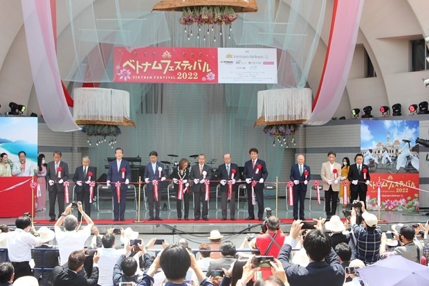 The Vietnam Festival 2022, the 14th of its kind, opens at Yoyogi Park in Tokyo on June 4. (Photo: VNA)