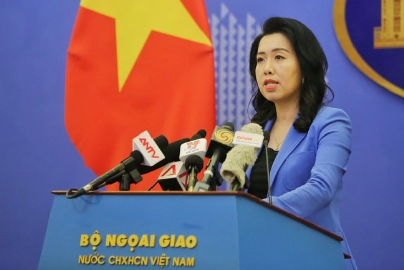 Spokeswoman of the Vietnamese Ministry of Foreign Affairs Le Thi Thu Hang. 