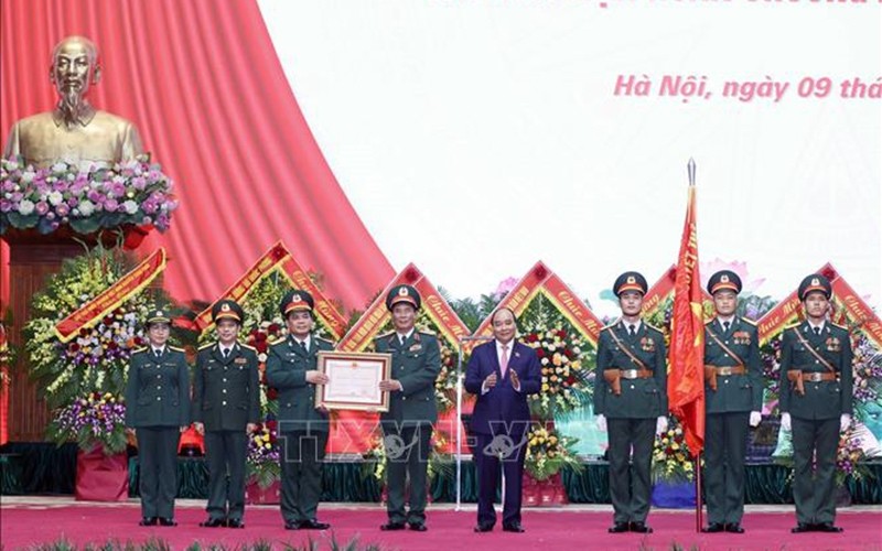 Army Corps 11 was honoured with  third-class Fatherland Protection Order (Photo: VNA)