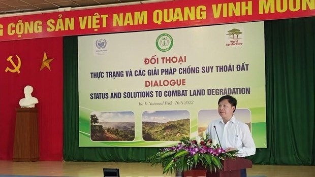Vice General Director of the General Department Pham Van Dien speaks at the event (Photo: VNA) 