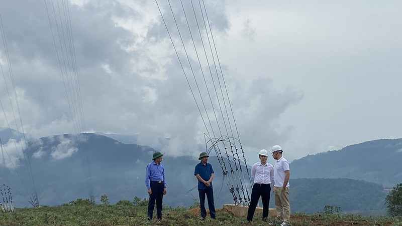 Surveying wind energy potential in Dien Bien Province.