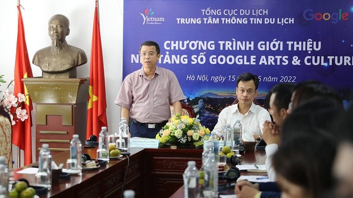 Deputy Director General of the VNAT Nguyen Le Phuc speaks at the conference. (Photo: the VNAT)