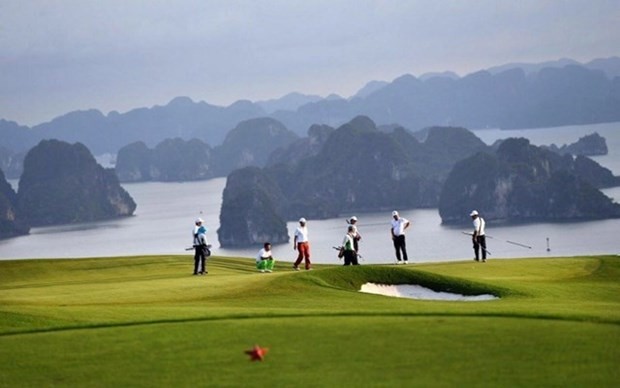 Quang Ninh to welcome first golf tourists from the RoK in July. (Photo: daidoanket.vn)