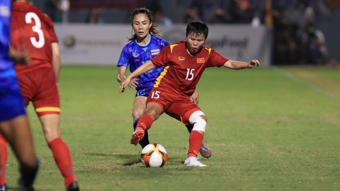 The Vietnam national women’s team sit in 32nd place in the latest FIFA world rankings. (Photo: VOV)