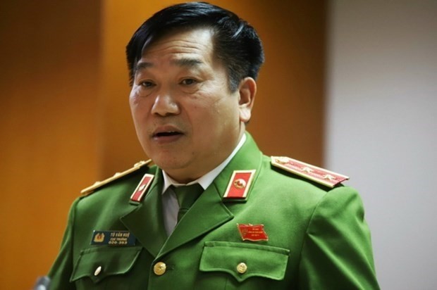 Director of the Police Department for Administrative Management of Social Order To Van Hue (Photo: cand.com.vn)