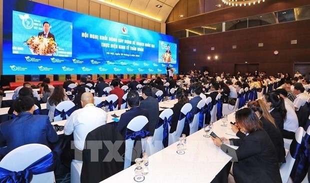 The Vietnam Circular Economy Forum 2022 takes place both in person and via videoconference on June 28. (Photo: VNA)