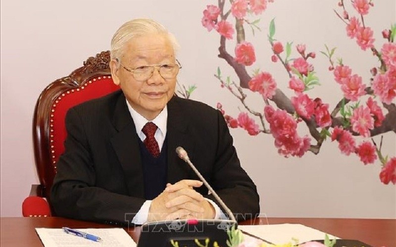 General Secretary of the Communist Party of Vietnam (CPV) Central Committee Nguyen Phu Trong. (Photo: VNA) 