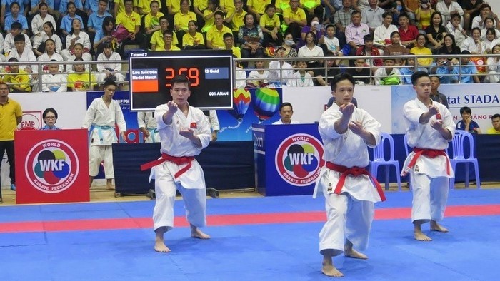 The 22nd National Karatedo Clubs Championship draws the participation of nearly 850 martial artists. (Photo via NDO)