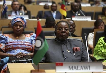 Malawi President Bingu wa Mutharika is seen during the 18th African Union summit in Ethiopia's capital Addis Ababa Janua