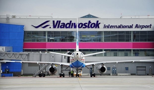 The Russian side said Vladivostok airport will be upgraded to meet global standards, and that the travel demand of Russians is increasing constantly, most of them want to travel abroad. (Photo: Twitter)