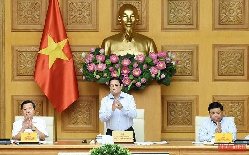 PM Pham Minh Chinh chairs working session on ensuring macroeconomic stability