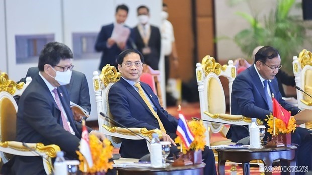 Foreign Minister Bui Thanh Son at the dialogue (Photo: baoquocte.vn)