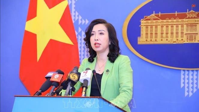 Foreign Ministry Spokeswoman Le Thi Thu Hang (Photo: VNA)