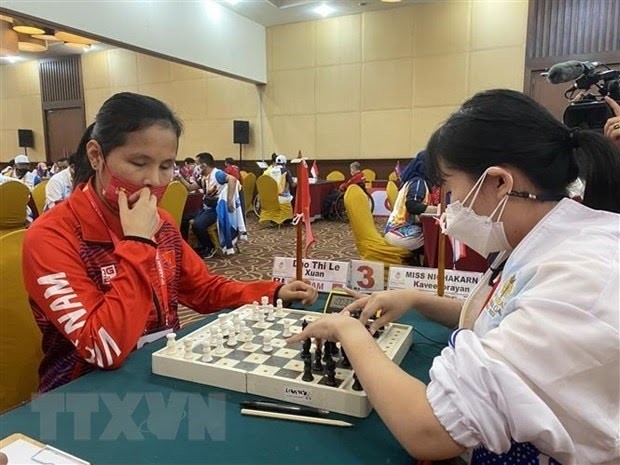 A standard chess match at the 11th ASEAN Para Games - Illustrative image (Photo: VNA)